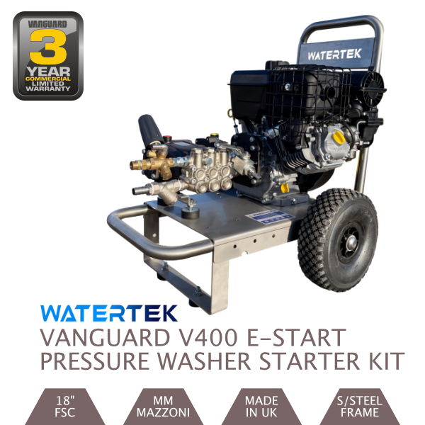 Watertek Vanguard E-Start V400 Pressure Washer Starter Kit